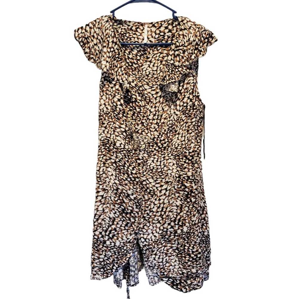 Free People French Quarter Mini Dress Leopard Wra… - image 12