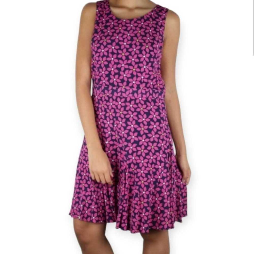 Diane Von Furstenberg Pink Daisy Print Clara Fit … - image 2