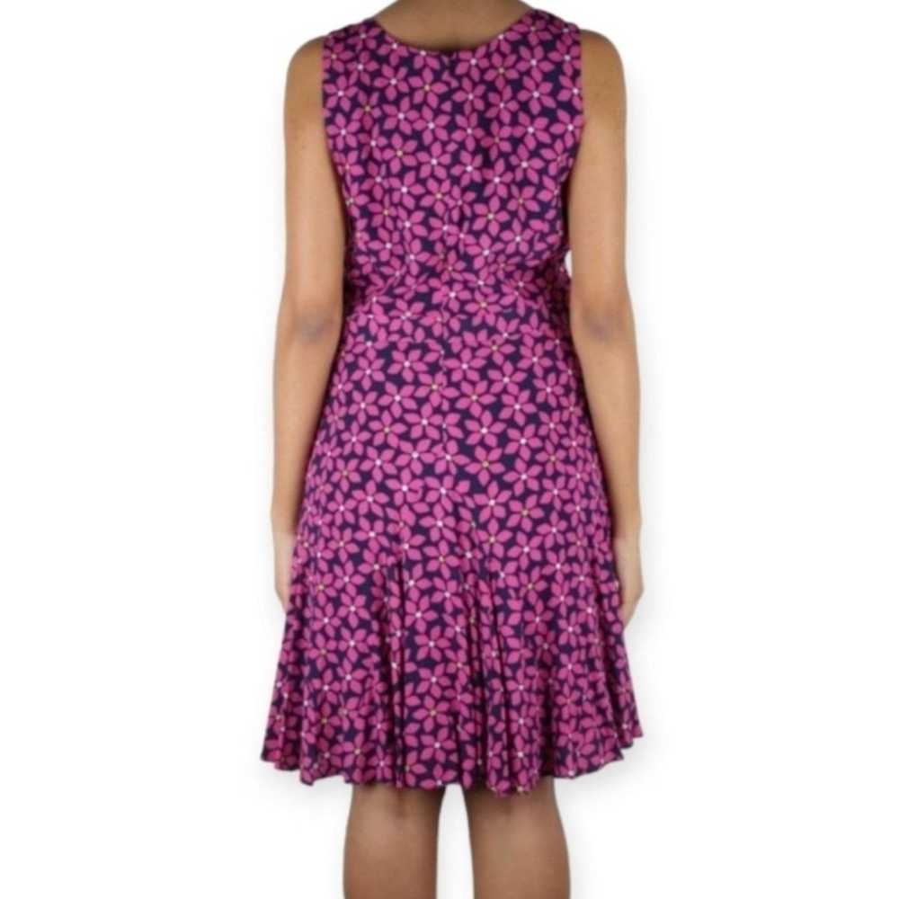 Diane Von Furstenberg Pink Daisy Print Clara Fit … - image 5