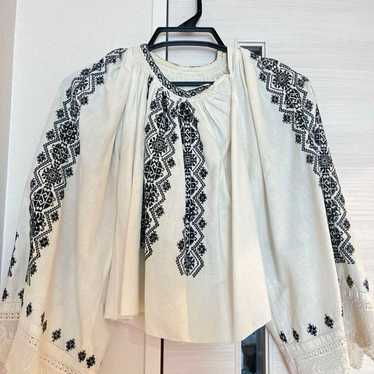 20s Romanian stitch blouse - image 1