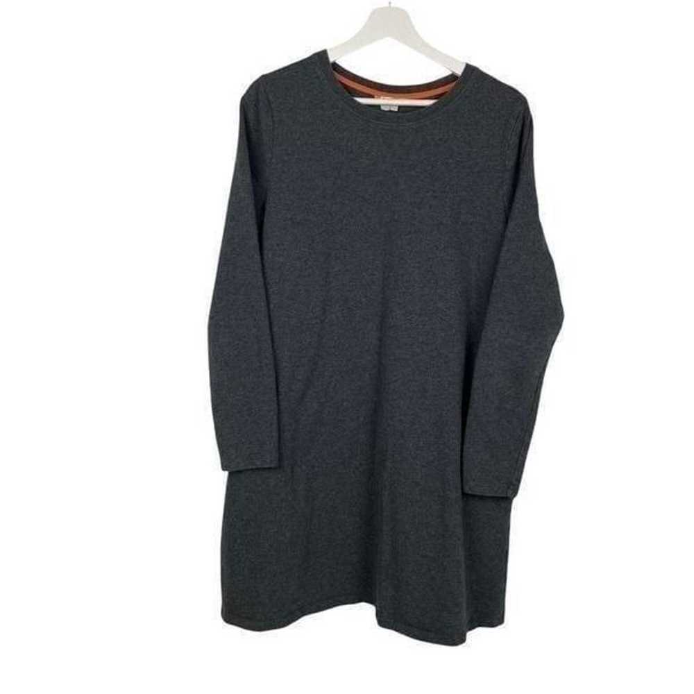 Boden Gray Sweatshirt Dress with Pockets - image 2