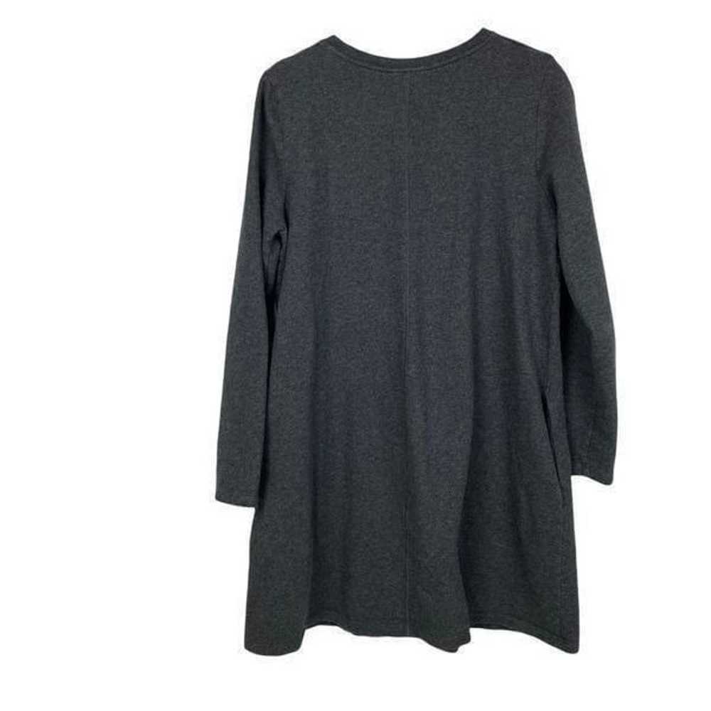 Boden Gray Sweatshirt Dress with Pockets - image 3