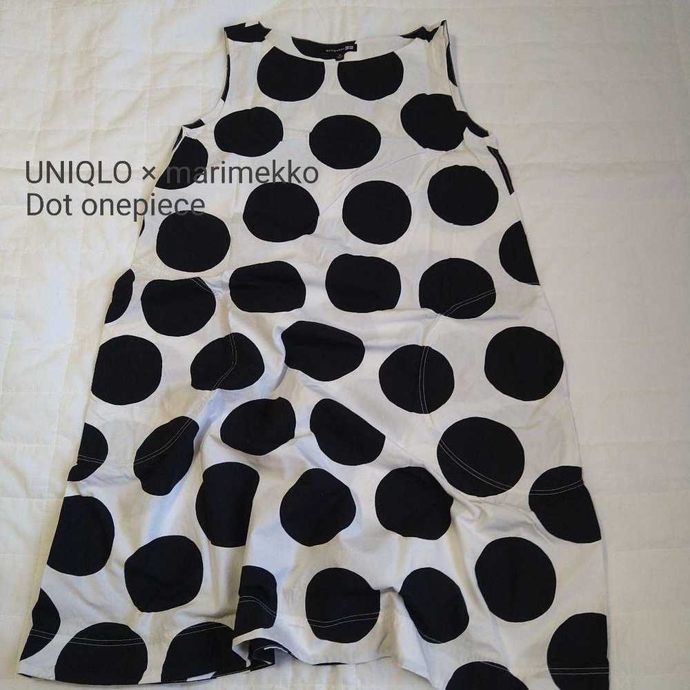 UNIQLO × marimekko BIG Dot One-Piece Dress in exc… - image 2