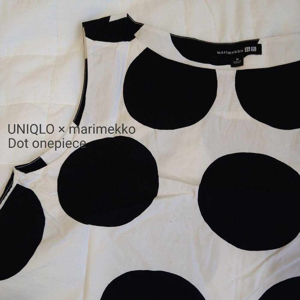 UNIQLO × marimekko BIG Dot One-Piece Dress in exc… - image 3