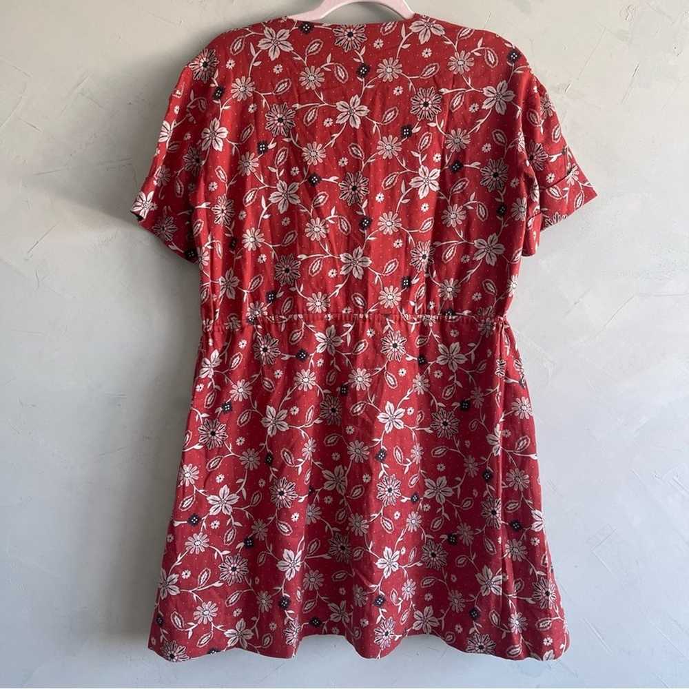 Stevie May Floral V Neck Short Sleeve Tee Dress - image 7