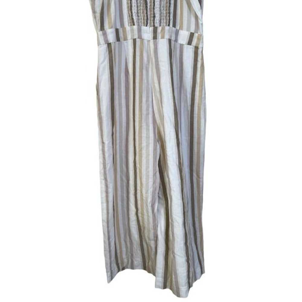 Greylin Anthropologie Linen Blend Striped Cropped… - image 3