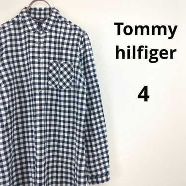 Tommy Hilfiger shirt dress women's tops check patt