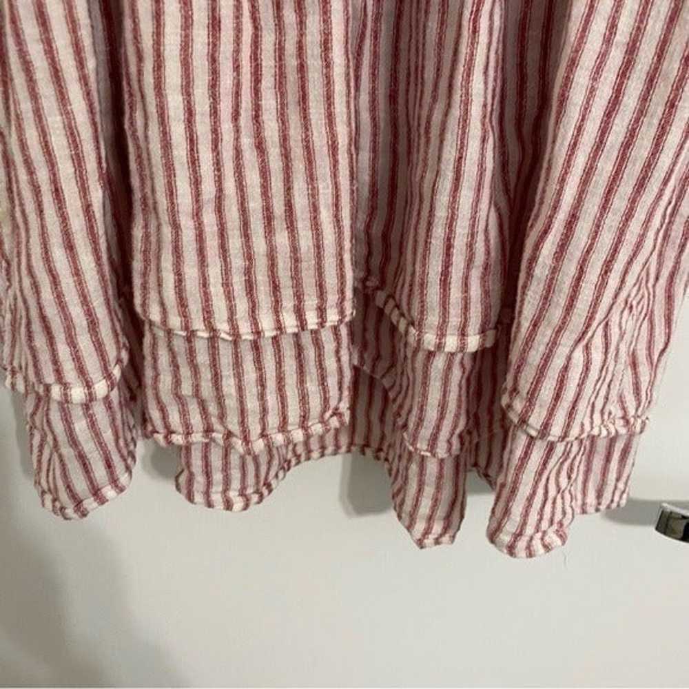 Rails Red Jasmine Belmont Stripe Dress Size M - image 3