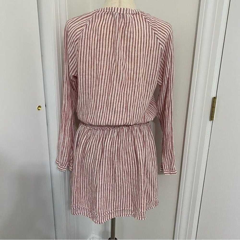 Rails Red Jasmine Belmont Stripe Dress Size M - image 4