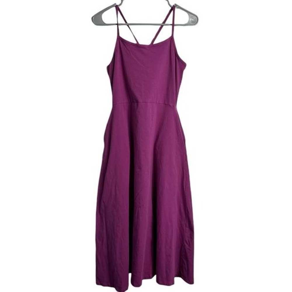 Pact Organic Cotton Fit & Flare MIDI Dress Size M - image 3