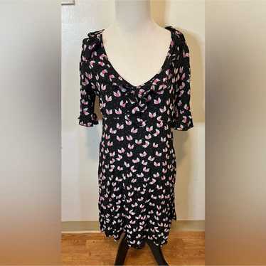 Topshop heart print dress hotsell