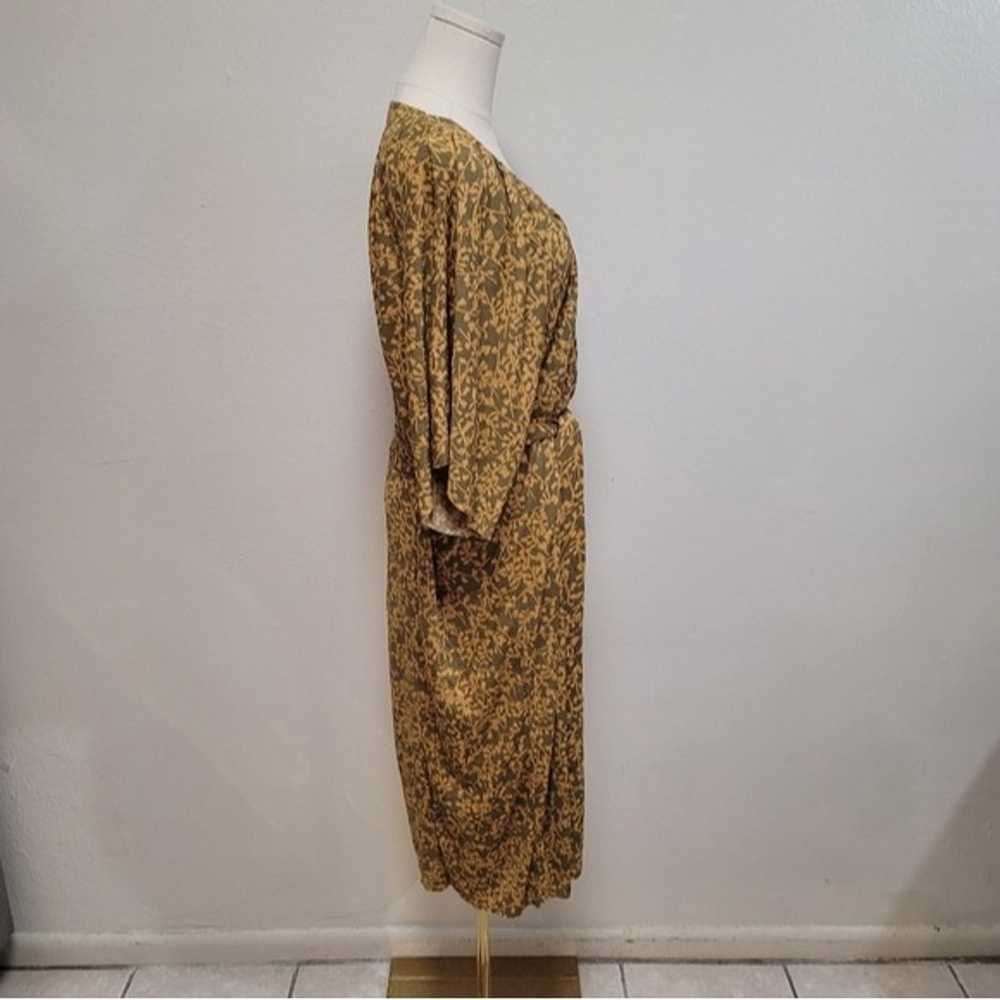 Zara Belted Midi Dress Size Large - image 6