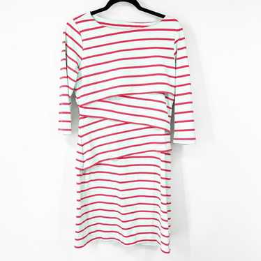 J. McLaughlin Catalina Cloth Striped Layered Dress