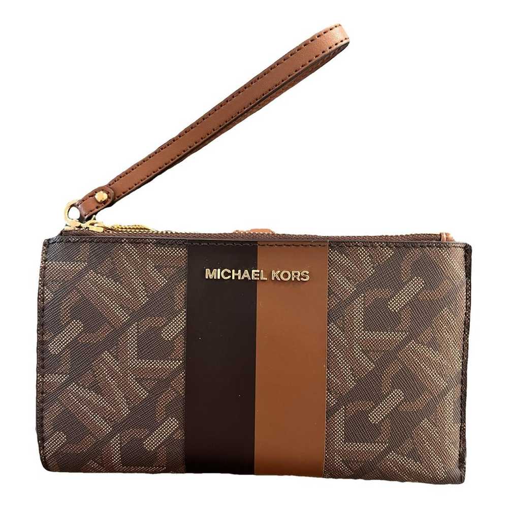 Michael Kors Adele leather clutch bag - image 1