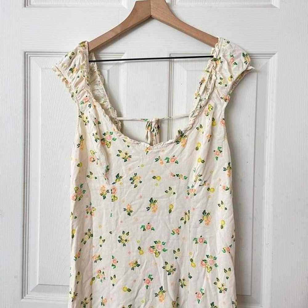 Free people like a lady citrus tie back mini dress - image 2