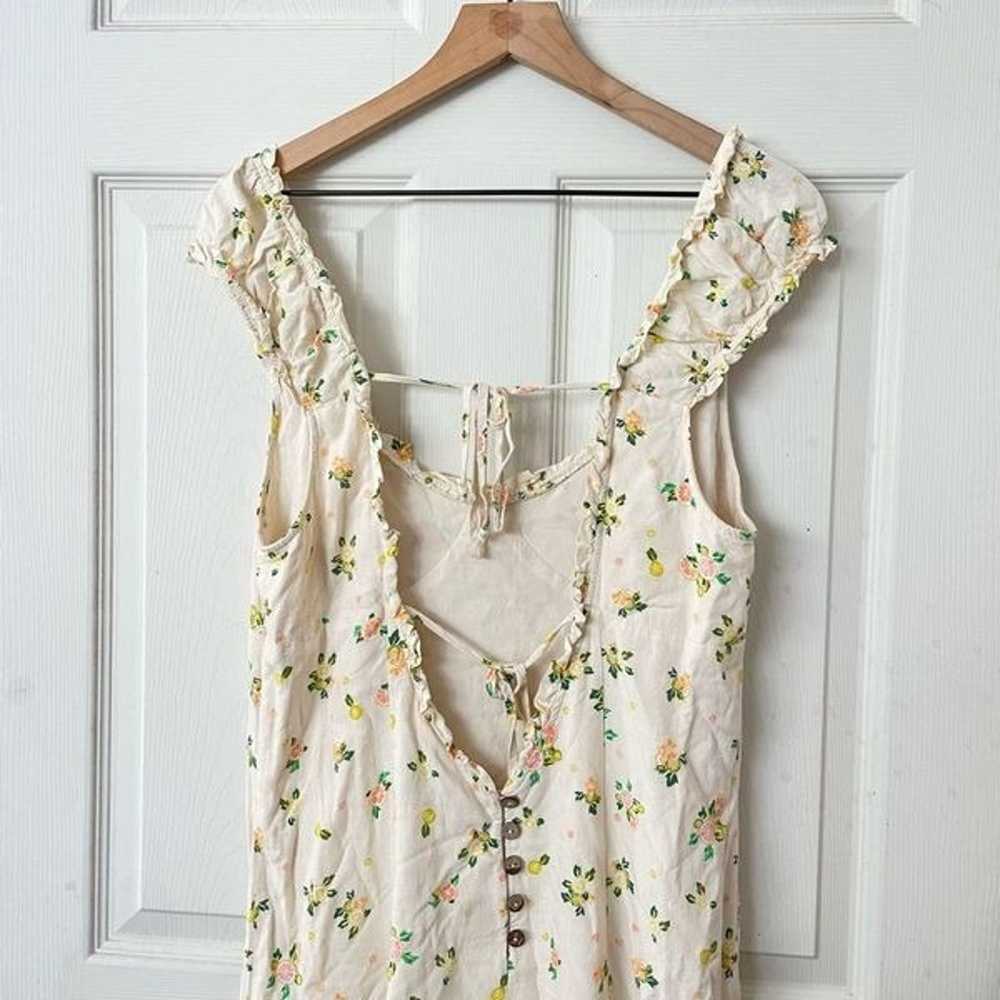 Free people like a lady citrus tie back mini dress - image 5