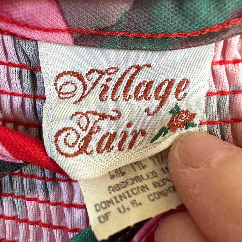 Village Fair Vintage Floral Muumuu Housedress Sco… - image 6