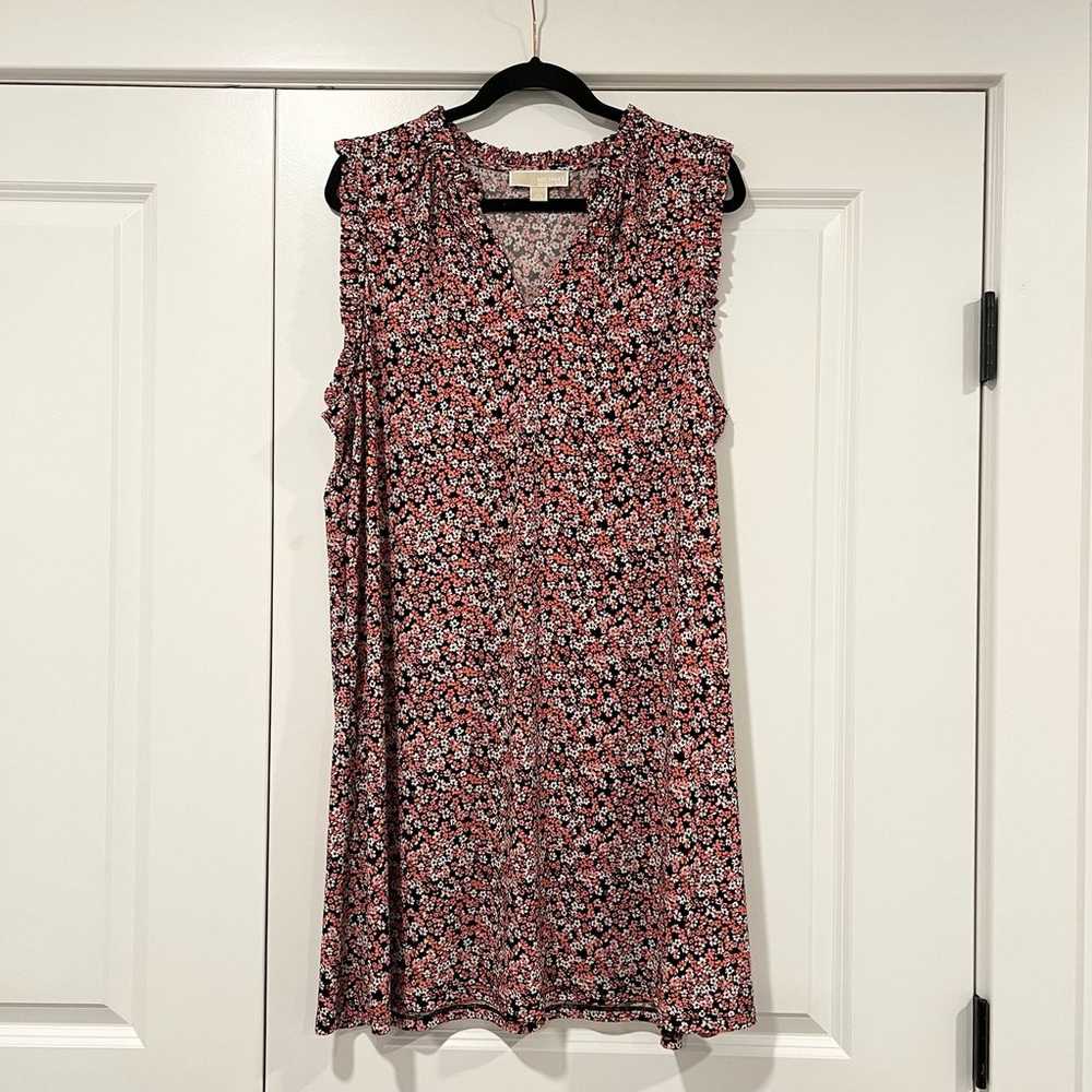 Michael Kors Plus Size Sleeveless Womens Floral D… - image 1