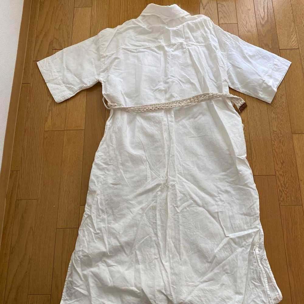 ZARA White Shirt Dress Short Sleeve EU36 - image 11