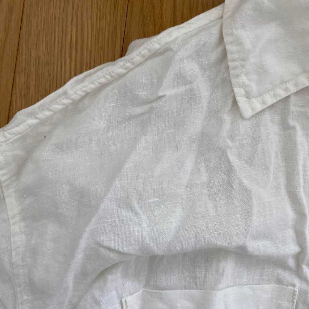 ZARA White Shirt Dress Short Sleeve EU36 - image 3