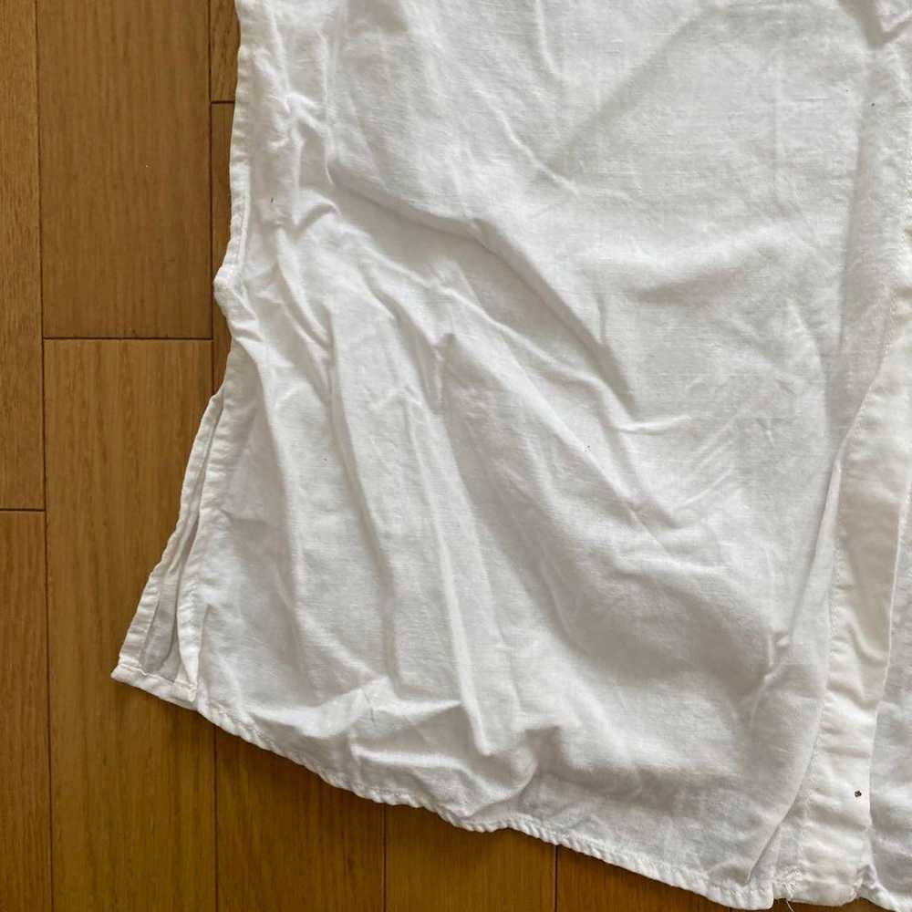 ZARA White Shirt Dress Short Sleeve EU36 - image 9