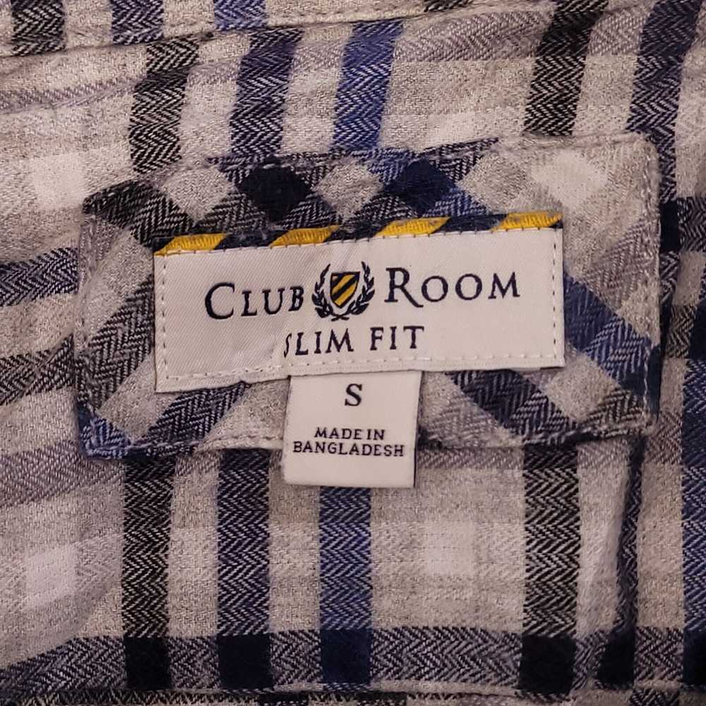 Club Room Club Room Tartan Flannel Casual Button … - image 3