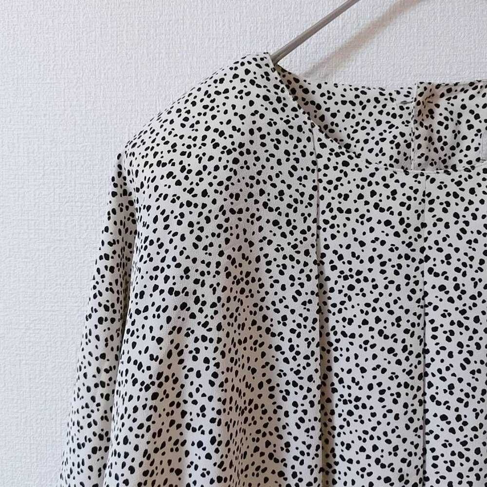 Showa retro leopard pattern one-piece dress size … - image 4