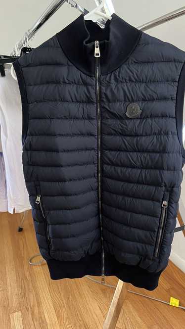 Moncler Moncler Down Vest Knitted back zip down Na