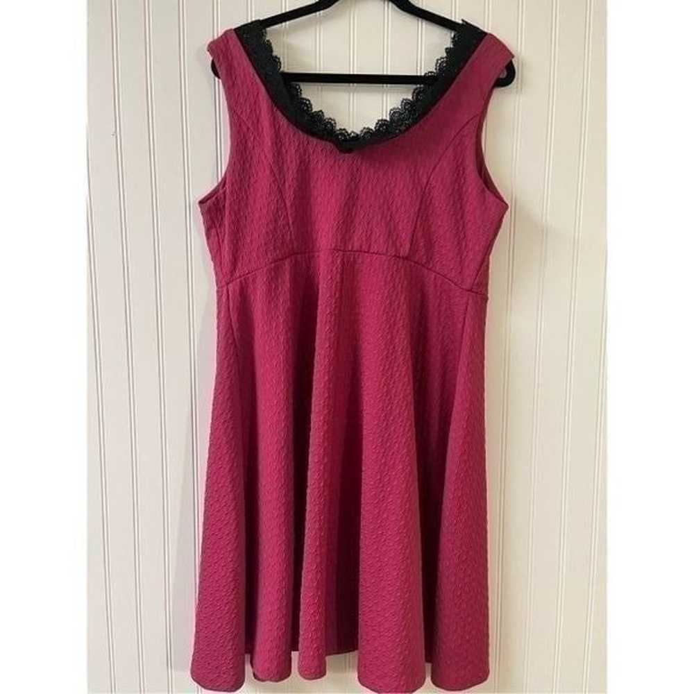 Torrid magenta color dress sz 2 - image 2