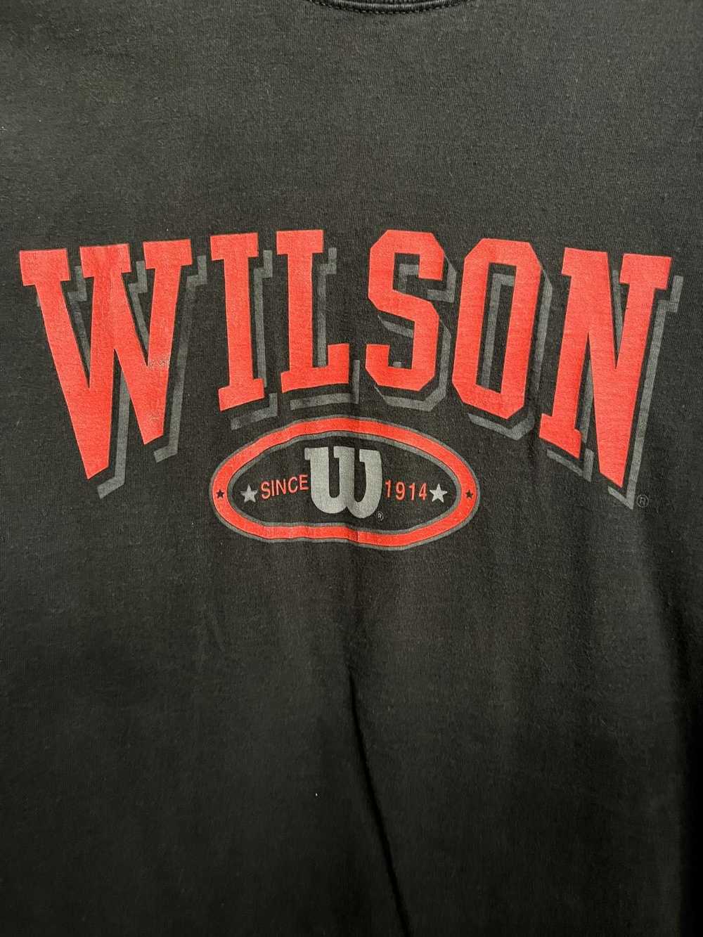 Designer VTG Wilson Tennis T-shirt - Heavy Tee -E… - image 2