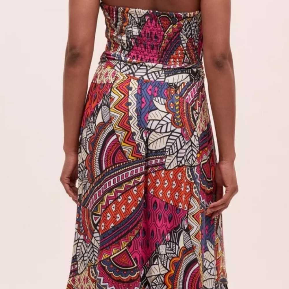 Maeve Cynthia Halter Maxi Dress Sz S Anthropologie - image 3