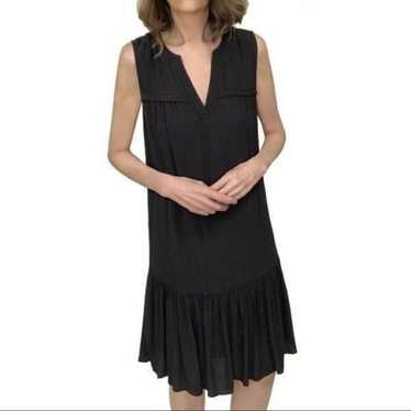 J. Crew Black Drop Waist Sleeveless Split Neck Kne