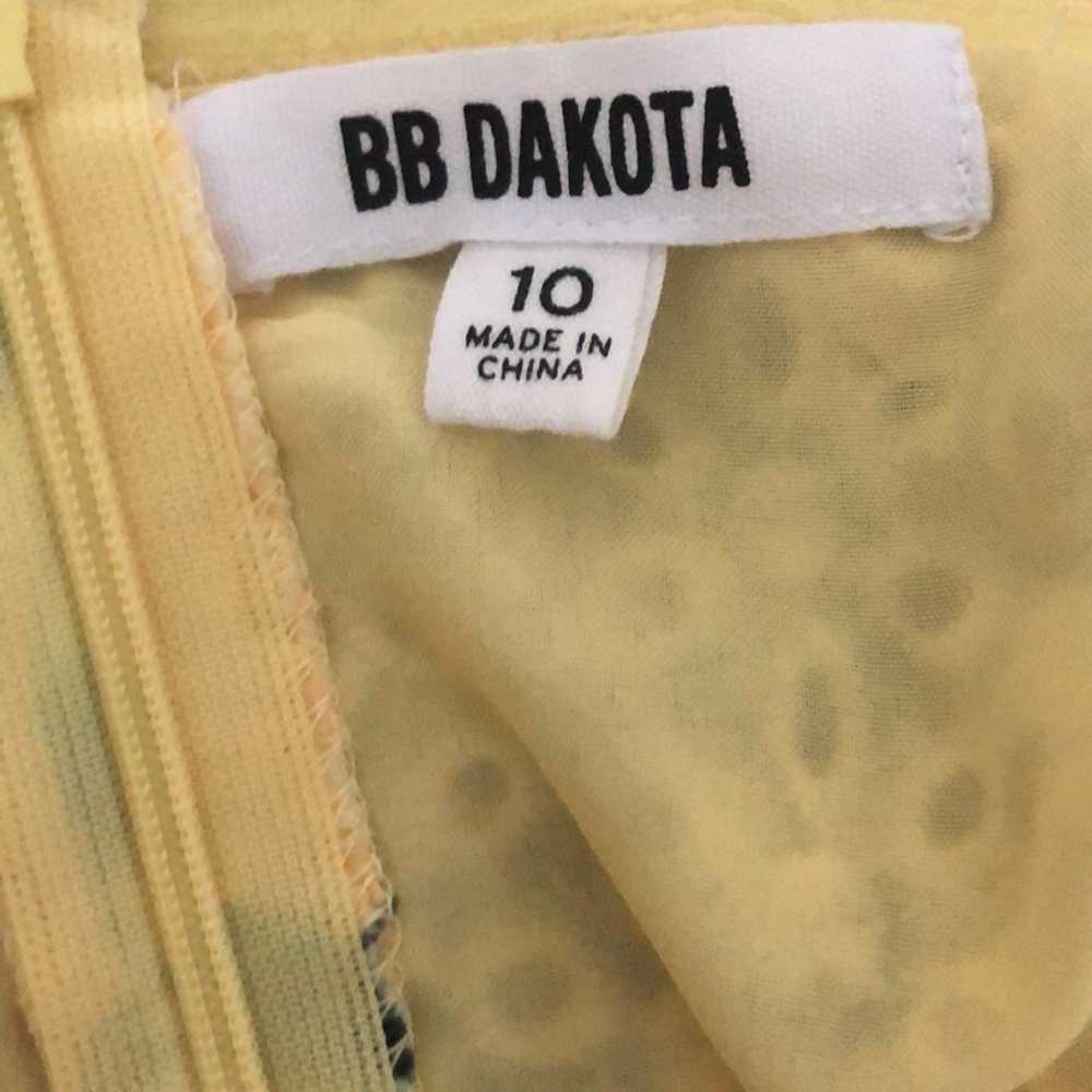 Bb Dakota Schiffer yellow tropical Palm Print lig… - image 10