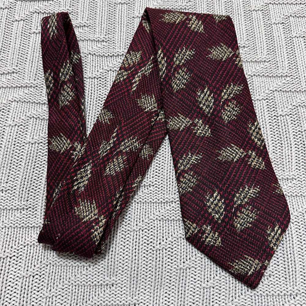 Ermenegildo Zegna Ermenegildo Zegna maroon gold l… - image 1