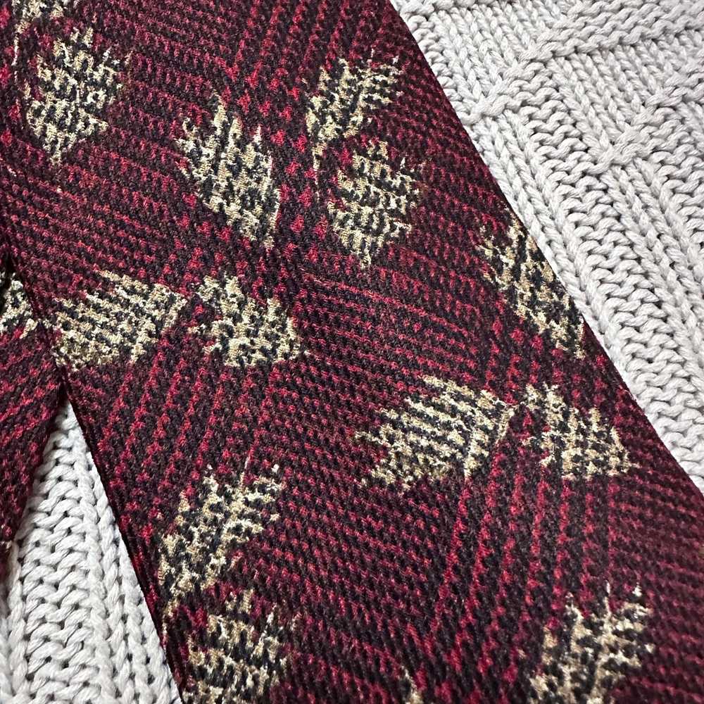 Ermenegildo Zegna Ermenegildo Zegna maroon gold l… - image 2