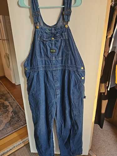 50's〜70’s SANFORIZED Denim Overall Vintage edwin overalls sanforized - Gem