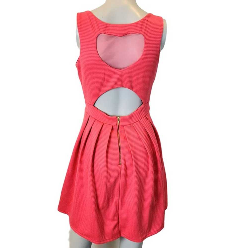 Nanette Lepore Vintage Heart Mini Dress Women Med… - image 2