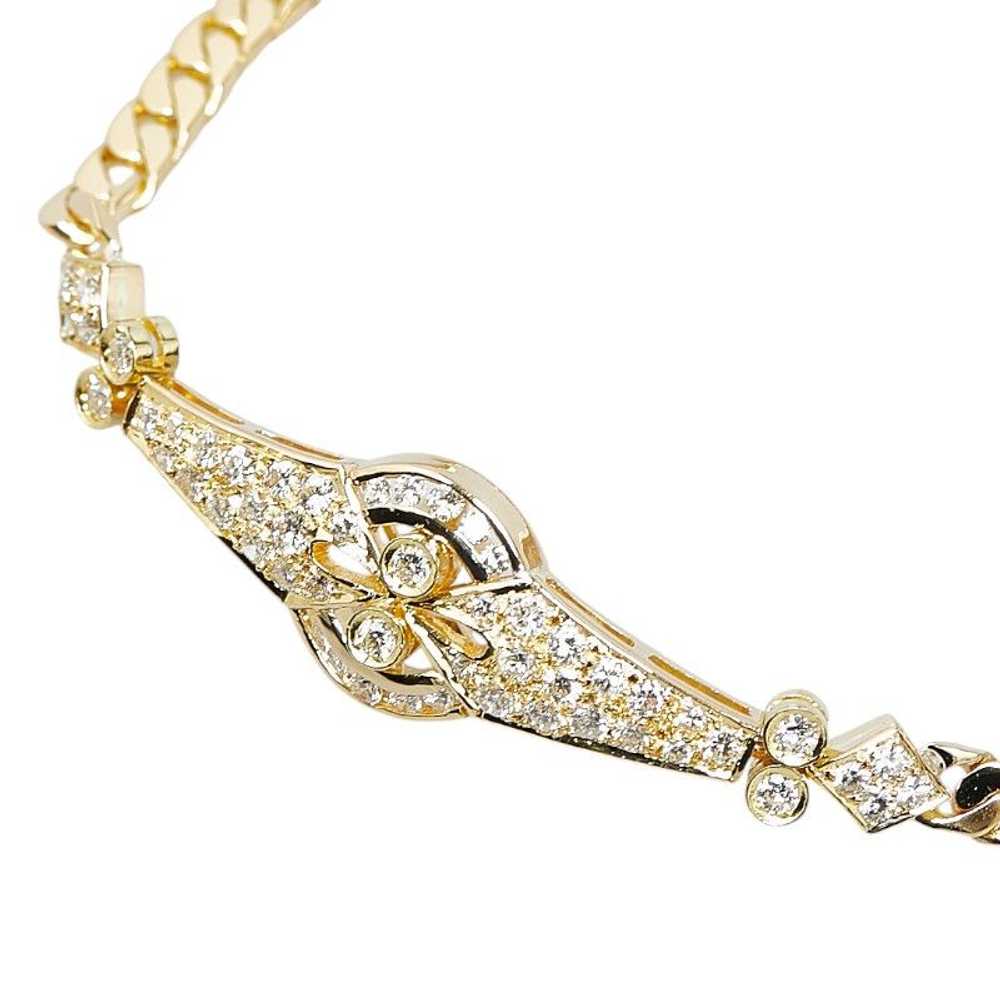 Other LuxUness K18YG Yellow Gold Diamond Bracelet… - image 1