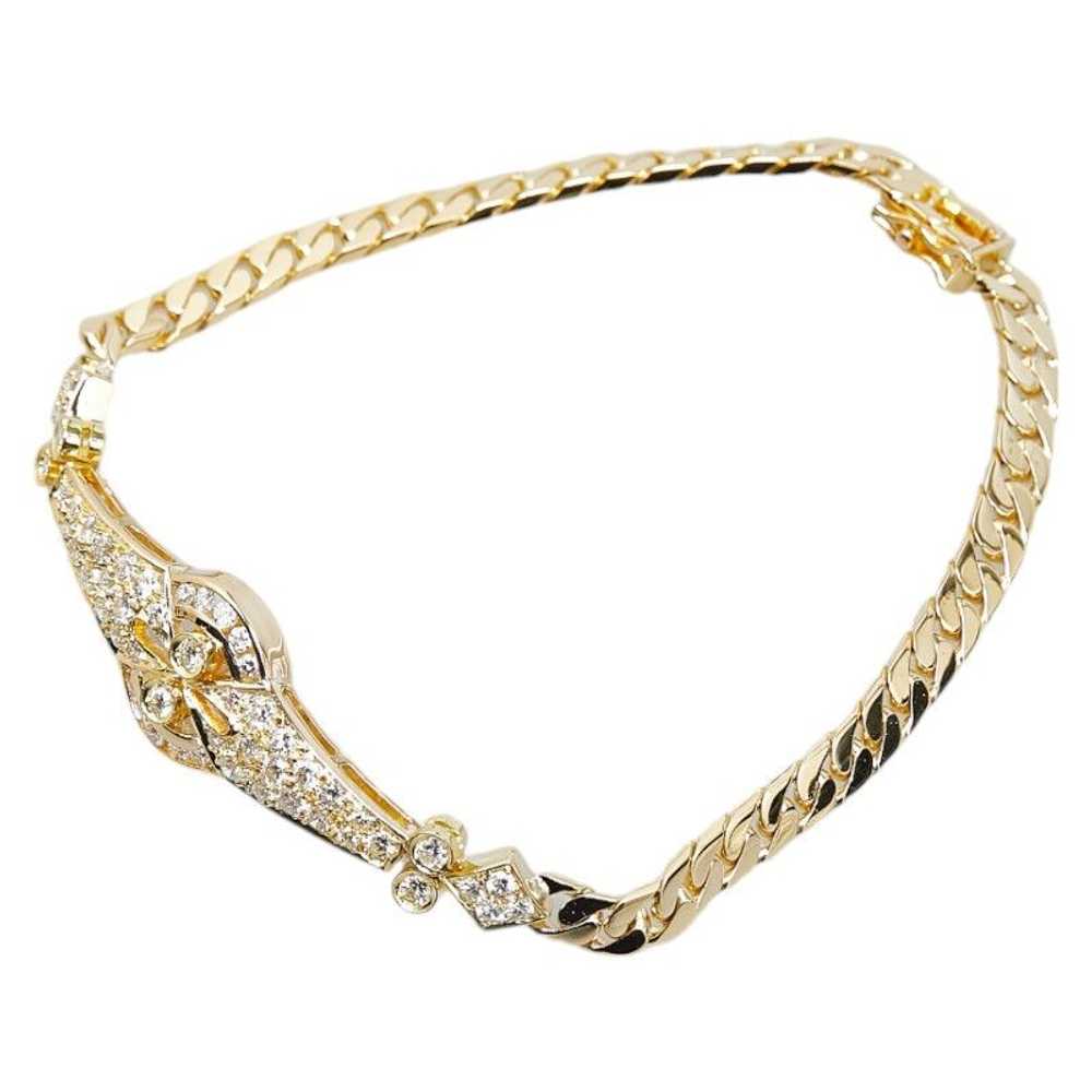 Other LuxUness K18YG Yellow Gold Diamond Bracelet… - image 3