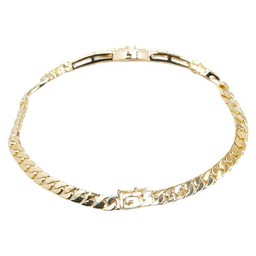 Other LuxUness K18YG Yellow Gold Diamond Bracelet… - image 4