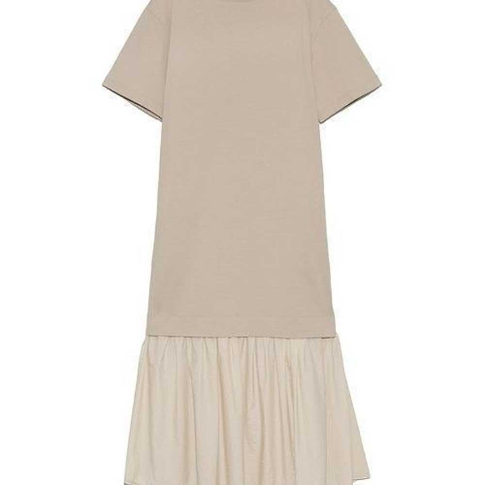 *emmi atelier* Docking TEE One-piece Dress Beige … - image 4