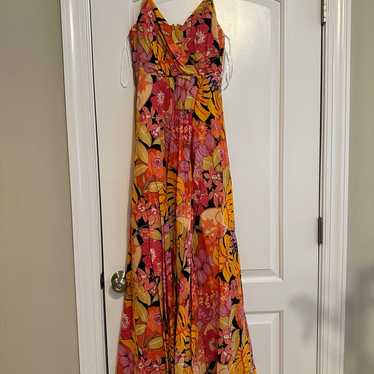 Lulus floral maxi dress sz medium