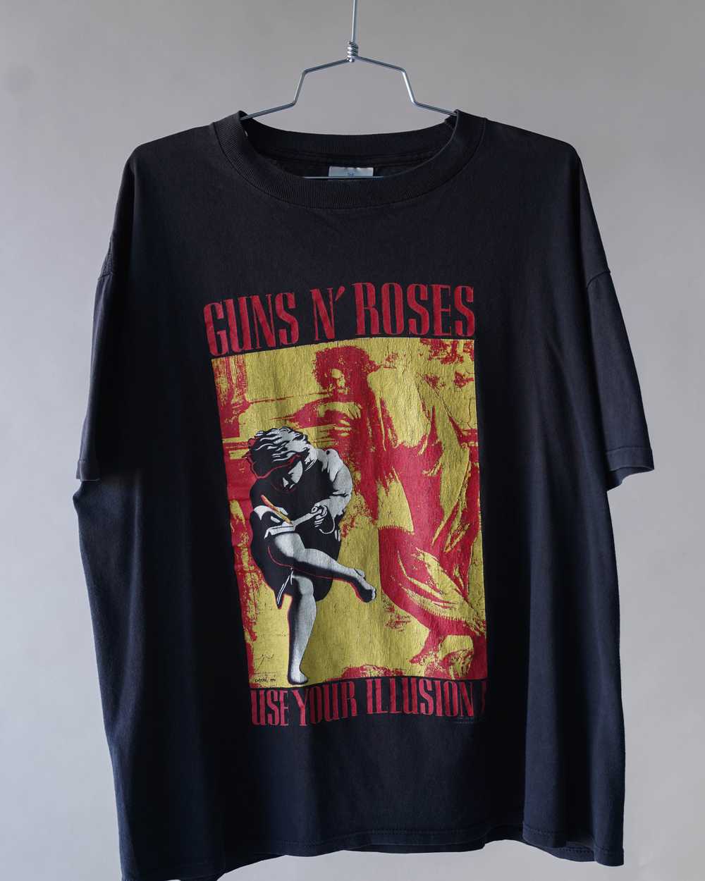 90's Guns N' Roses Use Your Illusion Band Tee - L… - image 2