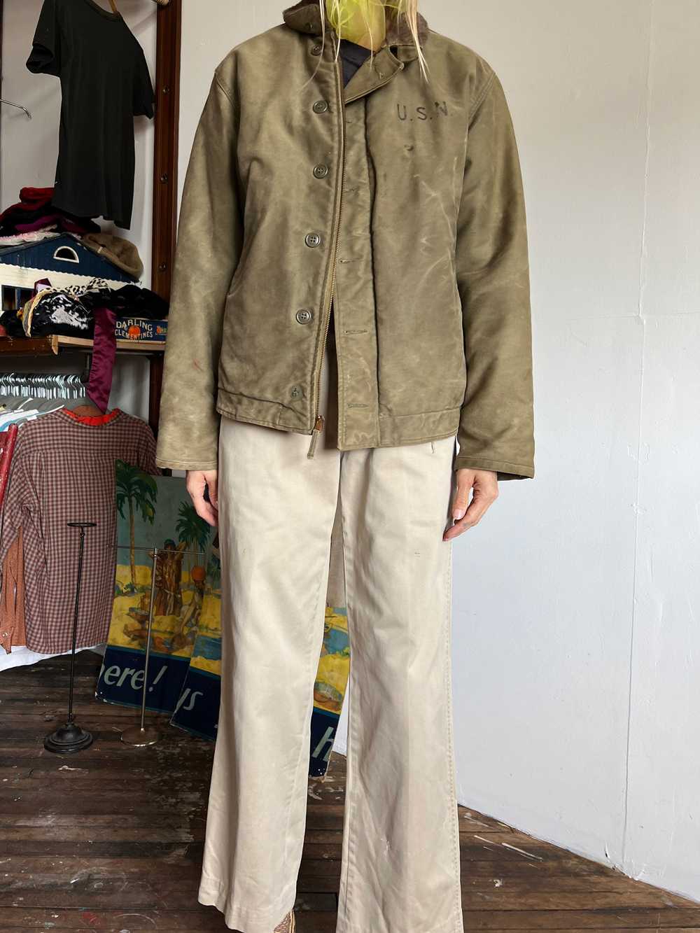 Vintage 1940's USN Coat Size 40 - image 2