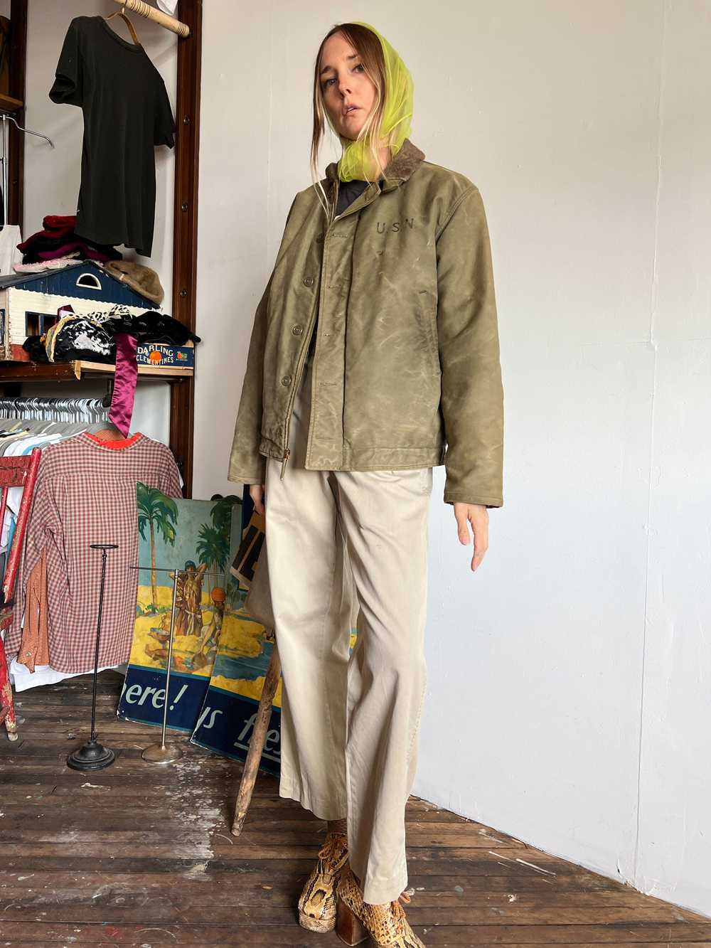 Vintage 1940's USN Coat Size 40 - image 8