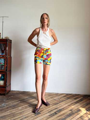 Vintage 1960's - 1970's Hippie Print Shorts