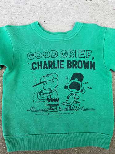 Vintage 1950's Peanuts Characters Sweater Good Gri