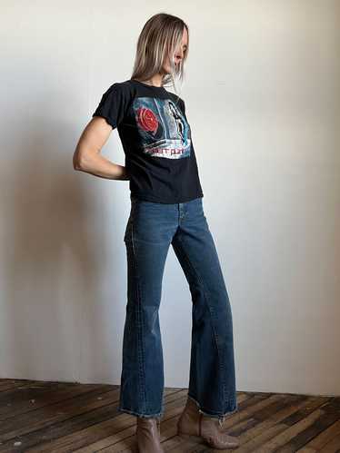 Vintage 1970's Robert Plant T Shirt, 70's Band Tee - image 1