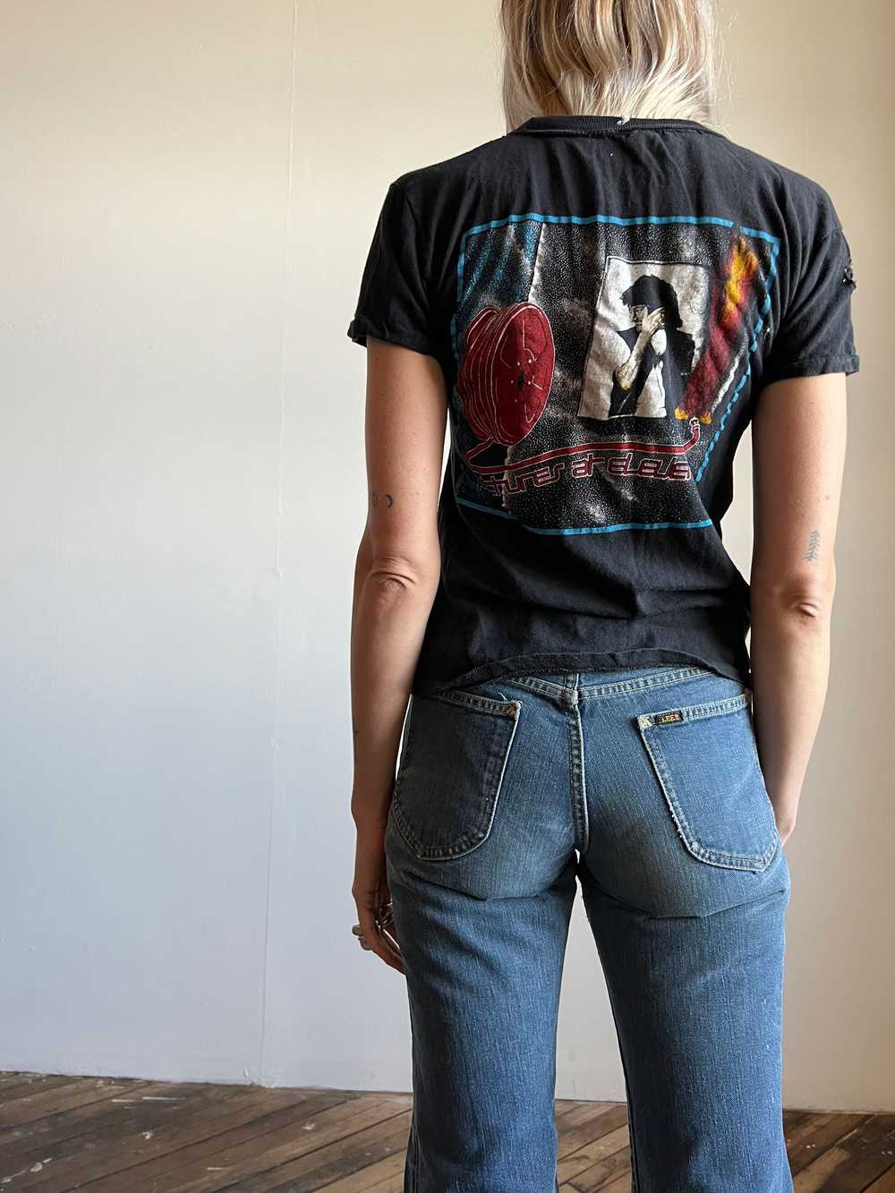 Vintage 1970's Robert Plant T Shirt, 70's Band Tee - image 4