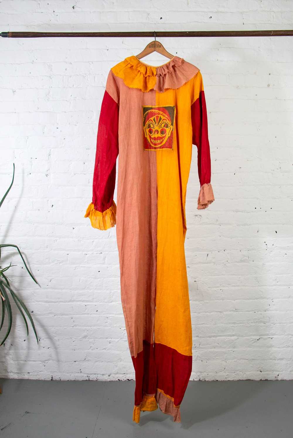 Early Vintage 1920's - 30's Flapper Clown Costume - image 3